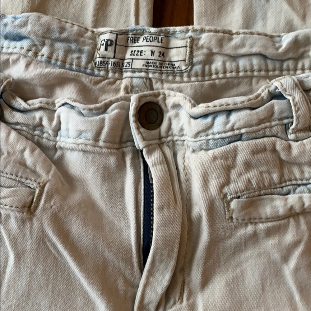 Free People boho tie-dye wide jeans
